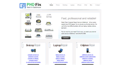 Desktop Screenshot of phdfix.com